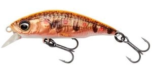 Wobler 3D Sticklebait Twitch S 4,5cm 4g Orange Copper